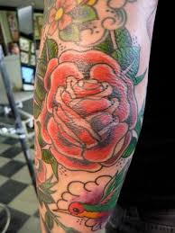 Tatouage Homme Coude Couleur