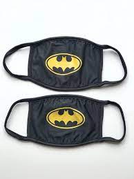 2 Pack Batman Inspired Face Mask 3 Layered Soft Fabric Etsy Face Mask Batman Inspired Fashion Face Mask