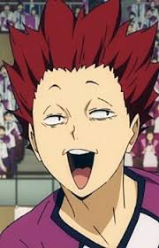 The boys' uniform consists of a white jacket, light blue dress shirt, purple tie, purple pants. Satori Tendou Haikyuu Karasuno Koukou Vs Shiratorizawa Gakuen Koukou Pictures Myanimelist Net