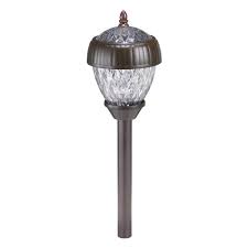 Hampton Bay Acorn 2 Light Solar Pathway Light Set 6 Pack Cd0206 78hd The Home Depot