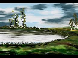 Create an image inspired by your favorite song; Digital Painting Tutorial On Surface Pro 4 With Fresh Paint App Series 13 Youtube