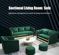 Penjualan Panas Set Furnitur Ruang Tamu Modern 1+3 Sofa ...