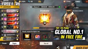 Free fire live game play on live stream rank push. Free Fire Live Global No 1 Grandmaster Pusher In India Youtube
