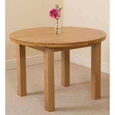 Huge sale on dining chairs oak now on. Edmonton 4 6 Seater Solid Oak Extendable Round Dining Table Oak Furniture King