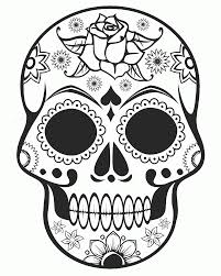 The spruce / wenjia tang take a break and have some fun with this collection of free, printable co. Sugar Skull Coloring Pages Download Coloring Home