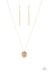 Let Your Light So Shine Gold 5 New Release Necklace Earrings Online At Www Andreajewelrybling Com Inspirational Necklace Online Earrings Gold Necklace