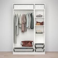 Ikea Pax Agencement Armoire Penderie Blanc Agencement Armoirependerie Blanc Ikea Pax In 2020 Pax Wardrobe Ikea Pax Wardrobe Shelving