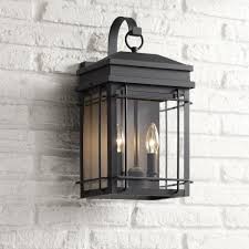 Rotherfield 17 High Textured Black Outdoor Wall Light 42r18 Lamps Plus Black Outdoor Wall Lights Outdoor Wall Light Fixtures Wall Lights