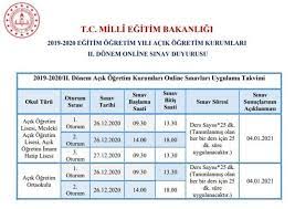 Koronavirüs salgını nedeniyle uzaktan eğitim gören öğrenciler, 'lise sınavları ne zaman, nasıl olacak? Aol Sinav Tarihleri Belli Oldu Mu 2020 Acikogretim Lisesi 1 Donem Sinavlari Ne Zaman Gundem Haberleri