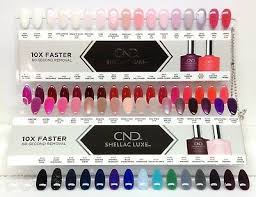 Cnd Shellac Luxe Nail Palettes With Colors 2 Plates Pack