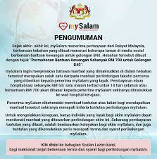 Antaranya adalah laporan mengenai beban penyakit tidak berjangkit iaitu sebelum penerima peka b40 mendapat manfaat ini, saringan kesihatan (manfaat 1) mesti dilakukan terlebih dahulu. Mysalam