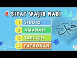 Sifat ini sangat tidak mungkin dimiliki seorang rasul karena mereka tidak. 4 Sifat Wajib Bagi Nabi Dan Rasul Sifat Wajib Bagi Nabi Dan Rasul Youtube