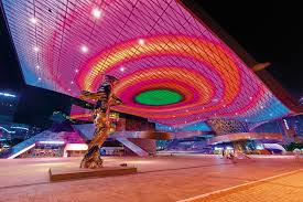 Republic of korea, busan metropolitan city, busan. Photos The Busan Cinema Centre Has A Massive Led Roof Allowing For Vibrant Light Shows Outlook Traveller