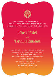 The lord of auspicious beginnings is a much loved indian deity. Indian Wedding Invitations Match Your Color Style Free