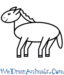 Последние твиты от easypicturetodraw (@easypicture). How To Draw A Simple Horse For Kids