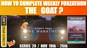 Colecciona, modifica y maneja más de 450 autos por la hermosa e histórica gran bretaña en forza horizon 4. Fh4 How To Unlock The Marathon Street Scene Series 29 How To Complete Summer Forzathon The Goat Youtube