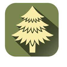 Yellow Xmas Tree Square Icon Ad Affiliate Aff Xmas Icon Square Yellow Tree Icon Icon Xmas Tree