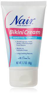 Hair removal cream is probably the easiest way to remove pubic hair. Amazon Com Nair Hair Remover Bikini Cream Sensitive 1 7 Ounce 50ml 2 Pack Hair Removal Wax Beauty