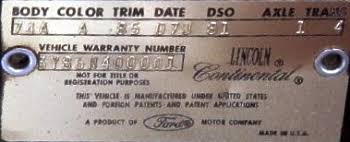 1963 Lincoln Continental Production Numbers Specifications