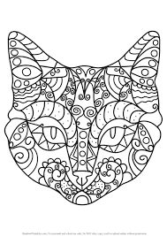 Get crafts, coloring pages, lessons, and more! Mosaic Cat Coloring Pages Rainbow Printables