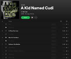 A Kid Named Cudi Has Been Taken Off Spotify Kidcudi