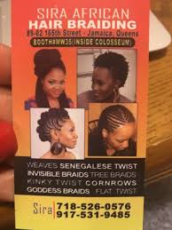 Hit space bar to expand submenubraiding hair. Sira African Hair Braiding 7901 8099 165th St Jamaica Ny Hair Salons Mapquest