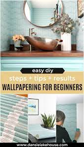 Diy Wallpapering For The First Time Spoonflower Prepasted Removable Wallpaper Review Dans Le Lakehouse How To Install Wallpaper Diy Wallpaper Removable Wallpaper