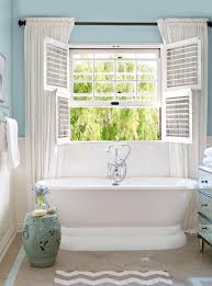 The valance is hypoallergenic, which makes it safe to use. 20 Bathroom Window Treatment Ideas To Dress Up Your Space Better Homes Gardens
