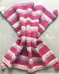Bernat Blanket Stripes Crochet Cluster Stitch Afghan Repeat Crafter Me