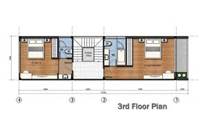 House plan for a narrow, deep lot. Three Storey Narrow Lot House Concept Ulric Home