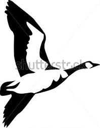 Black And White Goose Silhouette Pin By Elyse Kocher On Trailer Art Bird Silhouette Art Silhouette Wall Art Silhouette Painting