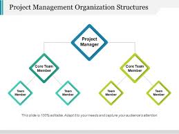 project management organization structures ppt powerpoint