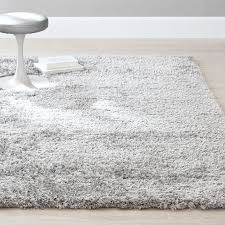 Light Gray Performance Shimmer Shag Rug Teen Rug Pottery Barn Teen