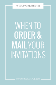 Ease wedding jitters from a fashion standpoint by strutting in utmost confidence in an ethereal wedding gown. Wedding Timelines When To Order And Mail Your Invitations Crissie Vitale Creative