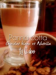 Panna Cotta Nutella Chocolat Blanc Mes Recettes Au Quotidien