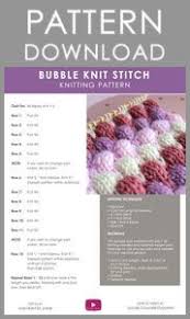 Learn how to knit the bobble knit stitch. Knitting Up The Bubble Stitch Pattern By Studio Knit Knit Stitch Patterns Knitting Videos Tutorials Knitting Patterns