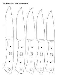 Englisch deckblatt din a4 für die schule. Diy Knifemaker S Info Center Knife Patterns Ii