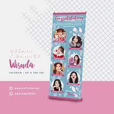 Jual Xbanner Wisuda Desain Banner Sidang Banner Skripsi Banner Kelompok Kab Magelang Paperelic Design Tokopedia