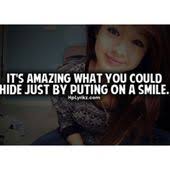 Smile To Hide The Pain