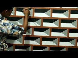  096 3d Wall Painting Cat Tembok Kreatif 3d 3d Wall Decoration 3d Wall Painting Design Youtube Desain Dinding Lukisan Dinding Skema Warna