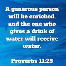 And gave them new life. Proverbs 11 25 Words Of Comfort Proverbs Bible Apps