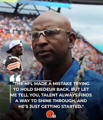 V " NFL MADE A MISTAKE TRYING to HOLD SHEDEUR BACK. BUT LET ME TELL YOU,  TALENT ALWAYS FINDS A WAY TO SHINE THROUGH, AND HE'S JUST GETTING STARTED."