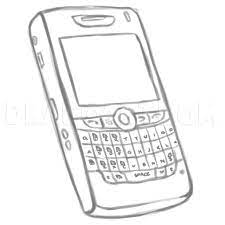 How To Draw A Blackberry, Cellphone, Step By Step, Drawing Guide, By  Puzzlepieces - Dragoart