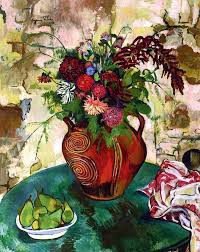 Suzanne Valadon Still Life With Flowers And Fruit 1932 France Post Impressionism 20th Cent