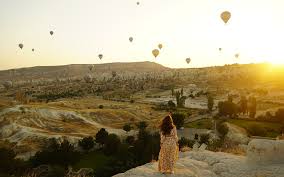 Bilder Turkiet Luftballong Cappadocia Natur En Kulle 1920x1200