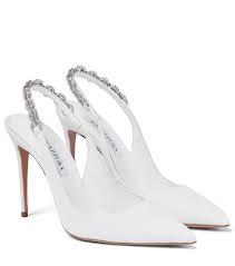 Aquazzura Love Link 105 Slingback Pumps Mytheresa