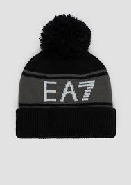 Check spelling or type a new query. Bonnet En Maille Avec Pompon Et Logo Ea7 Contrastant Homme Ea7