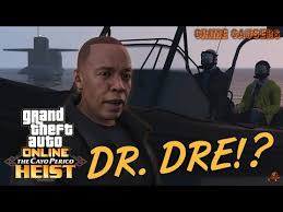 They can be seen after the player has successfully bought the submarine and they launch the cayo perico heist. Meeting Dr Dre On The Way To Cayo Perico In Gta Online Gta 5 Crime Causers 43 Youtube