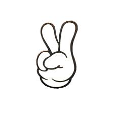 Black And White Peace Sign Hand Emoji Mickey Mouse Peace Sign Enamel Pin Etsy Mickey Mouse Art Peace Sign Mickey Mouse Coloring Pages