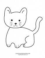 In this cute cat coloring page below, a tiny cat has crawled into a pair. Cat Coloring Pages